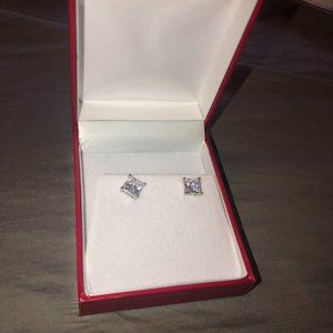 2.5 CT VVS1 Diamond Earrings